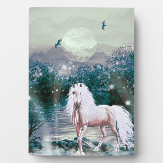 Unicorn Fantasy Fotoplatte (Vorderseite)