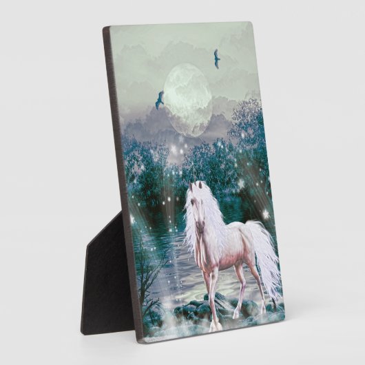 Unicorn Fantasy Fotoplatte (Seite)