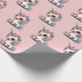 Unicorn Fantasy Geschenkpapier (Ecke)