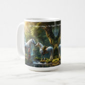 Unicorn Fantasy Kaffeetasse (Vorderseite Links)