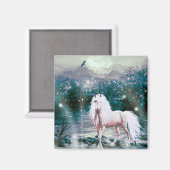 Unicorn Fantasy Magnet (Vorderseite/Rückseite)