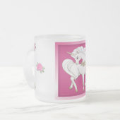 Unicorn Fantasy Mattglastasse (Vorderseite Links)