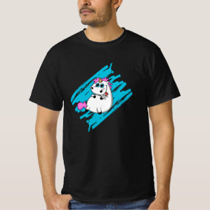 Unicorn Fantasy Niedlicher Tiere Funny Rainbow Gif T-Shirt