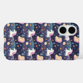 Unicorn Fantasy Pattern Case-Mate iPhone Hülle (Rückseite (Horizontal))