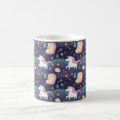 Unicorn Fantasy Pattern Kaffeetasse (Mittel)