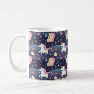 Unicorn Fantasy Pattern Kaffeetasse