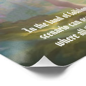 Unicorn Fantasy Poster (Ecke)