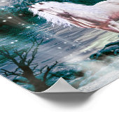 Unicorn Fantasy Poster (Ecke)