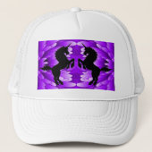 Unicorn Fantasy Trucker Hat Truckerkappe (Vorderseite)