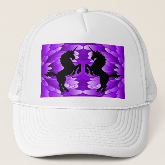 Unicorn Fantasy Trucker Hat Truckerkappe (Vorderseite)