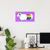Unicorn Fartsv Poster (Heimbüro)