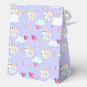 Unicorn Favor Box Geschenkschachtel (Rückseite)