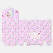 Unicorn Favor Box Geschenkschachtel (Ungefaltet)