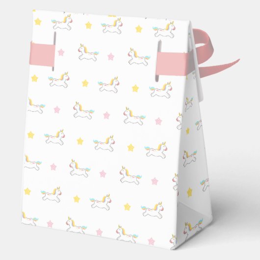 Unicorn Favor Box Geschenkschachtel (Rückseite)