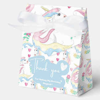 Unicorn Favor Box Geschenkschachtel