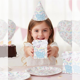 Unicorn Favor Box Geschenkschachtel