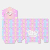 Unicorn Favor Box Geschenkschachtel (Ungefaltet)