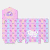 Unicorn Favor Box Geschenkschachtel (Ungefaltet)