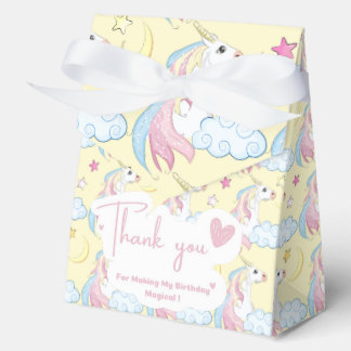 Unicorn Favor Box Geschenkschachtel