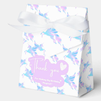 Unicorn Favor Box Geschenkschachtel