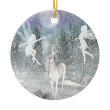 Unicorn-Feen-magische Weihnachtsverzierung