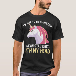 Unicorn feiert das Farberfest  T-Shirt