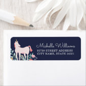 Unicorn Fields-Rücksendeadressen-Aufkleber (Insitu)