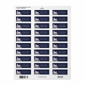 Unicorn Fields-Rücksendeadressen-Aufkleber (Vorne)