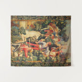 UNICORN FINDET FANTASY-BLUME, FLORALMOTIFS WANDTEPPICH (Vorderseite (Horizontal))