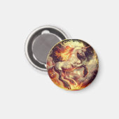 Unicorn Fire Magnet (Vorderseite/Rückseite)