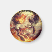 Unicorn Fire Magnet (Vorne)