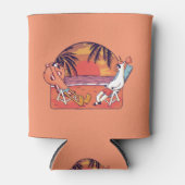 Unicorn Flamingo Beach Dosenkühler (Vorderseite)