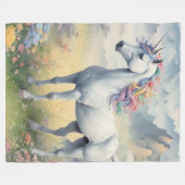 Unicorn Fleece Blanket (Vorderseite (Horizontal))