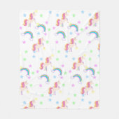 Unicorn Fleece Blanket (Vorderseite)