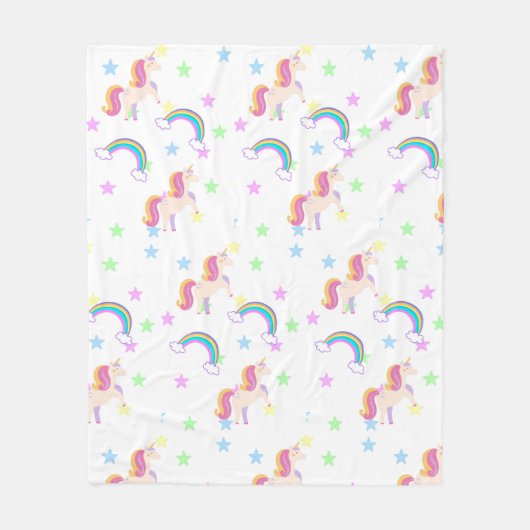 Unicorn Fleece Blanket (Vorderseite)