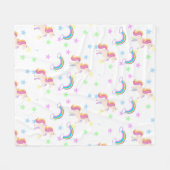 Unicorn Fleece Blanket (Vorderseite (Horizontal))