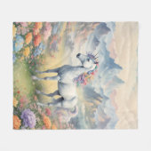 Unicorn Fleece Blanket (Vorderseite (Horizontal))