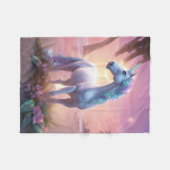 Unicorn Fleece Blanket, 30"x40" (Vorderseite (Horizontal))