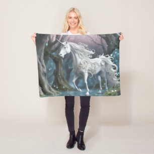 Unicorn Fleece Blanket, 30"x40"
