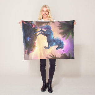 Unicorn Fleece Blanket, 30"x40"