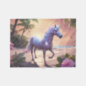 Unicorn Fleece Blanket, 30"x40" (Vorderseite (Horizontal))
