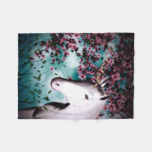 Unicorn-Fleece Decke (Vorderseite (Horizontal))