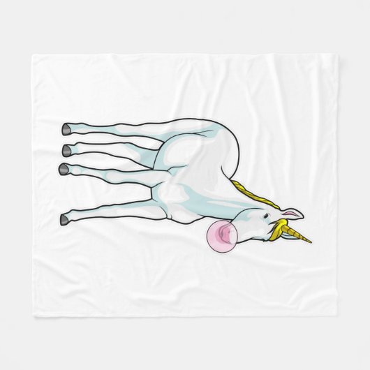 Unicorn Fleecedecke (Vorderseite (Horizontal))
