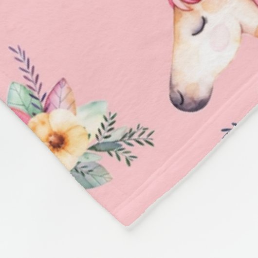 Unicorn Fleecedecke (Ecke)
