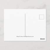 Unicorn fliegen über Regenbogen Träume Fantasiepfe Postkarte (Rückseite)