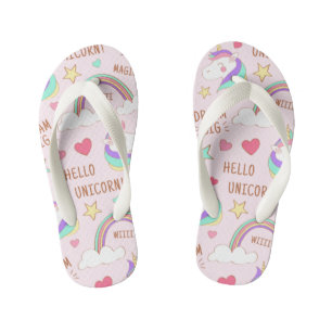 Unicorn Flip Flops Kinderbadesandalen