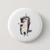Unicorn Floss Dance Button (Vorderseite)
