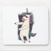 Unicorn Floss Dance Mousepad (Vorne)