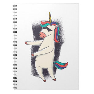 Unicorn Floss Dance Notizblock