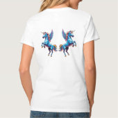 Unicorn Flying T-Shirt (Rückseite)
